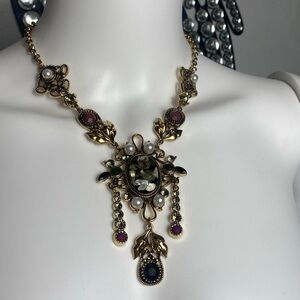Betsey Johnson Retro Gothic Victorian statement necklace.